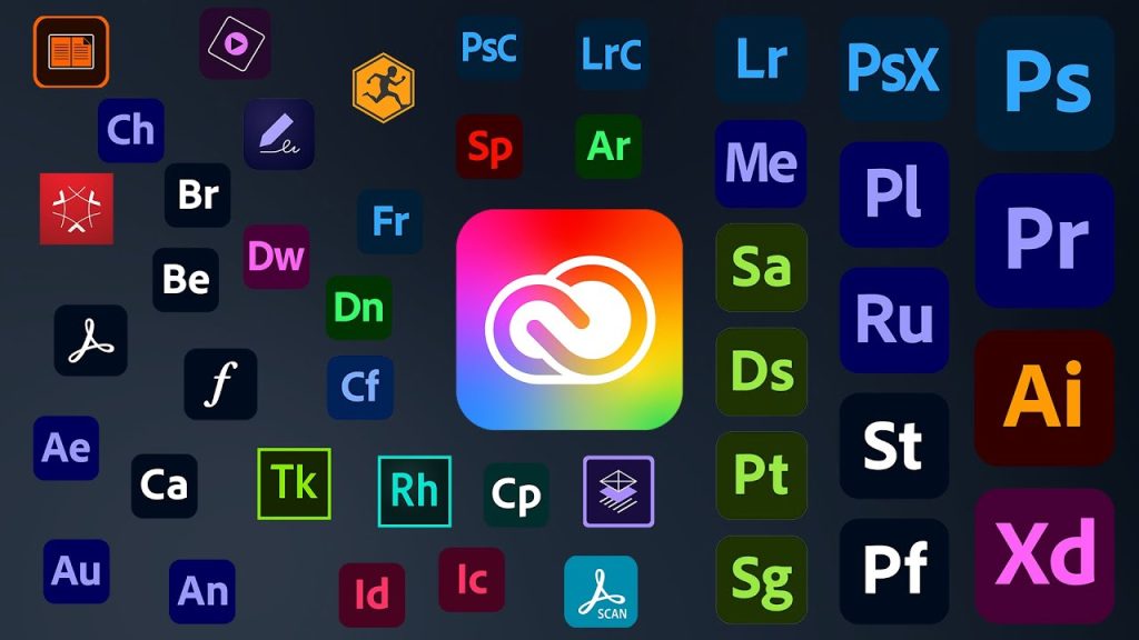 Các Apps nổi bật trong tài khoản Adobe Creative Cloud