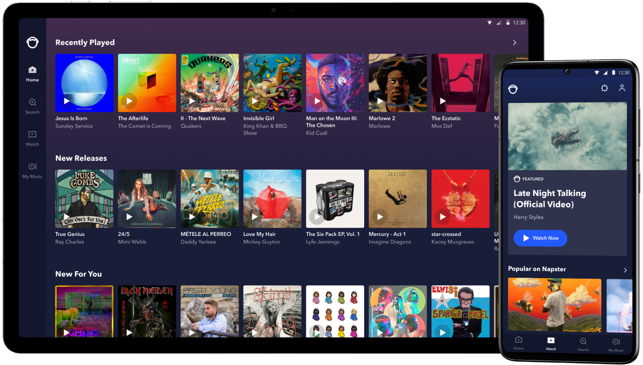 mua tài khoản Napster Premier giá rẻ