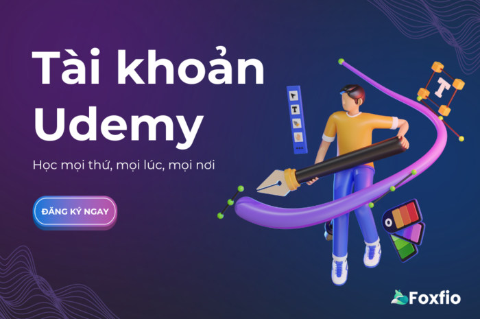 Bảng giá mua tài khoản Udemy tại Foxfio