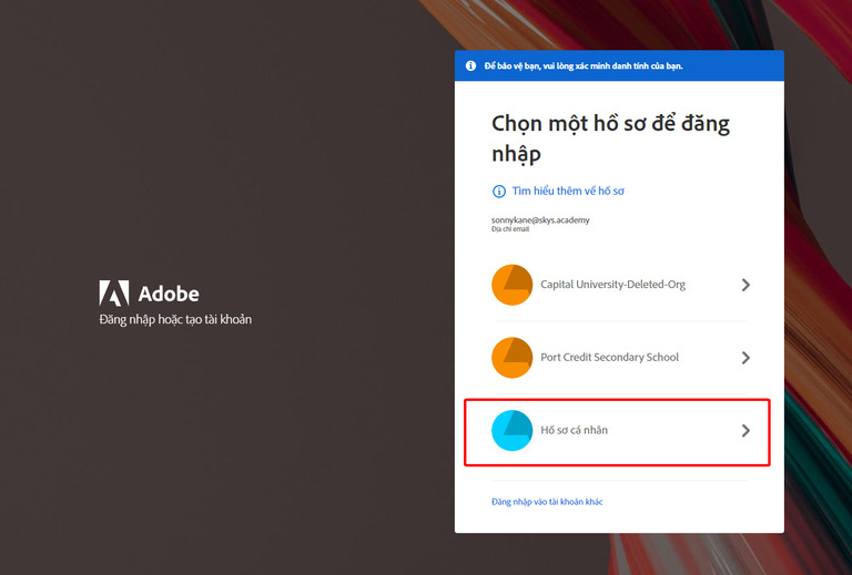 Cách thoát Profile Adobe không sử dụng 4 Cách thoát Profile Adobe không sử dụng - Foxfio.com