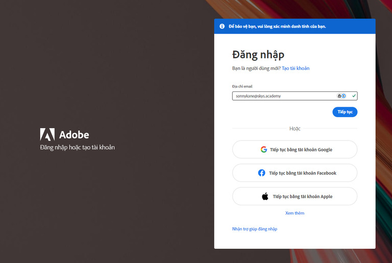 Cách thoát Profile Adobe không sử dụng 2 Cách thoát Profile Adobe không sử dụng - Foxfio.com